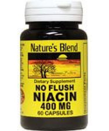 Nature's Blend Niacin No Flush 400 mg 60 Capsules