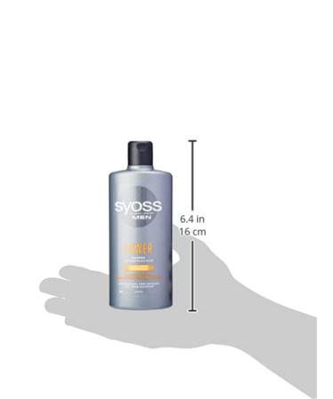 Syoss Men Power Shampoo 440ml | Strong & Revitalized Hair - International Shipping Available - Buy Online on GoSupps.com
