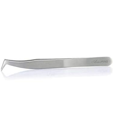 Alluring Silver Tweezers for Eyelash Extensions - Perfect for 3D 5D & 6D Volume Lashes - Buy Online on GoSupps.com