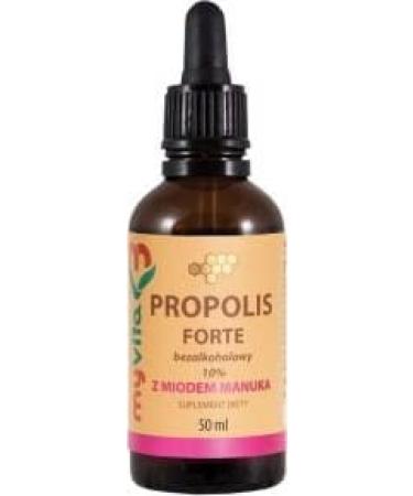 Propolis Forte 10% 140 mg with Manuka Honey 168 mg drops 50 ml MyVita
