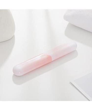 Eco-Friendly Portable Toothbrush Case - 2 Pack Transparent Candy-Colored Travel Cover for Camping School & Business Trips - Buy Online on GoSupps.com