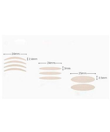 VASANA 1800PCS Beige Double Eyelid Tape Set for Mono-eyelids - Invisible Beauty Stickers for Big Eyes - Breathable Makeup Tool with Three Shapes - Buy Online on GoSupps.com