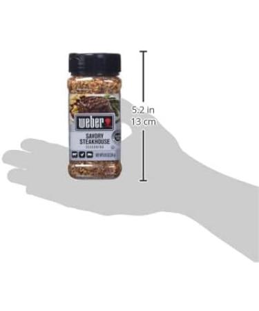 Weber Savory Steakhouse Seasoning (8.25 Ounce) - Buy Online on GoSupps.com