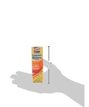 Lance Captains Wafers Crackers Grilled Cheese 8 Count - Pack of 3 | Delicious Snack Option - Buy Online on GoSupps.com