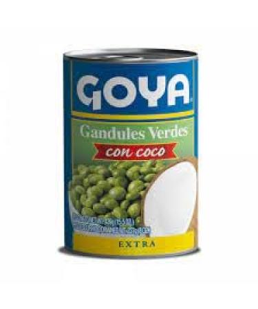 Gandules green coconut Gandules with coconut Box 12 x 439 g