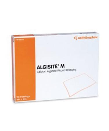 Smith and Nephew Algisite M-Calcium Alginate Dressing 4 Inches X 4 Inches - 10 Ea