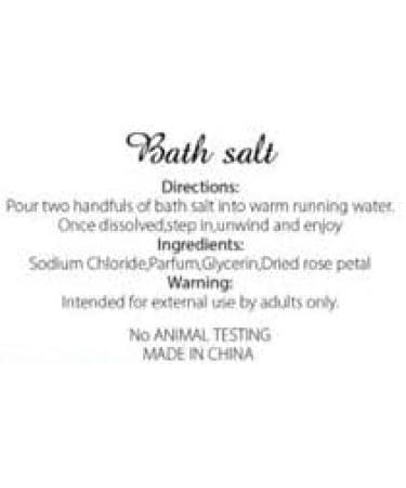 Lyvwell Rose Petals Sea Salt Bath: Aromatherapy Spa Soak for Relaxation and Self-Care - Buy Online on GoSupps.com