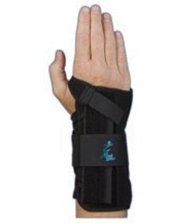 Med Spec Wrist Lacer Support 8" Black Universal Left