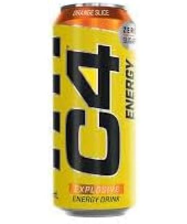 C4 Energy Drink | Orange Slice | 12x500ml - Buy Online on GoSupps.com