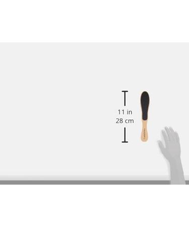 SILKLINE PROFESSIONAL Two-Sided Foot File with Oak Wood Handle Full Size Single 1 count (Pack of 1) - Buy Online on GoSupps.com