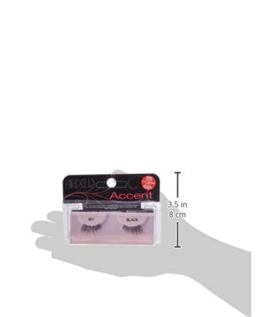 Andrea Accent Lash 301 (61301) Strip Lashes - 1 Pair (Pack of 4) - Buy Online on GoSupps.com