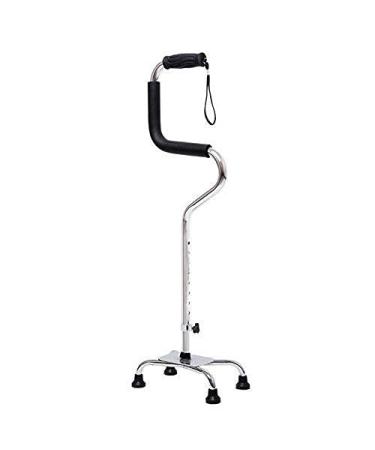 Adjustable Walking Stick for Elderly Medical Walking Stick Lightweight Crutches on Auxiliary Aluminum Alloy Mobility Aid for Arthritis Elderly Disabled Black Elegant