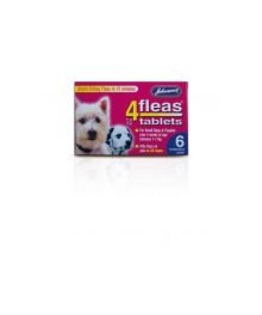 Johnsons 4fleas Small Dog Tabs 6pk