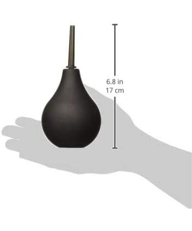 SHIBARI Triton Easy-Squeeze Enema Bulb - Flexible Tip, BPA & Phthalates Free - Silicone Douche for Men & Women - 7.4oz - Black - Buy Online on GoSupps.com