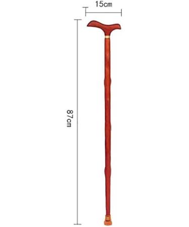 Walking Stick Cane Elderly Crutches Solid Wood Walking Stick Walker T-Handle 87 cm Long Available as Needed Truncated by Yourself A A - Buy Online on GoSupps.com