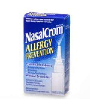 NasalCrom Allergy Prevention Nasal Spray, 0.88-Ounce Spray Bottles (Pack of 2)