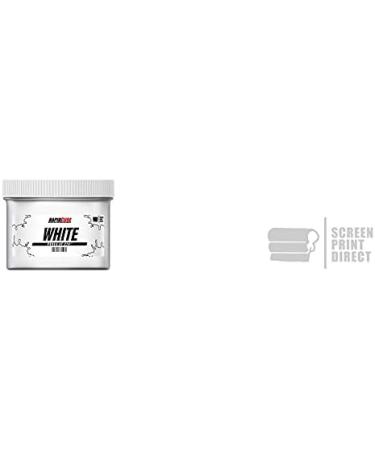 Rapid Cure White Plastisol Ink (16oz) for Silk Screen Printing - Low Temp Curing Fabric Ink by Screen Print Direct - Buy Online on GoSupps.com