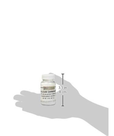 Pure Calcium Carbonate Powder - 2 oz | High Quality Mineral Supplement - Buy Online on GoSupps.com