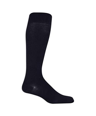 Dr. Scholl's mens Men's Graduated Compression Over the Calf Socks - 2 & 3 Pair Packs - Energizing Comfort and Fatigue Relief 7-12 Navy Assorted