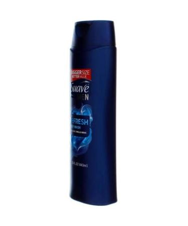 Suave Men Refreshing Body Wash 15 oz 2-Pack - Hydrating Formula - Buy Online on GoSupps.com