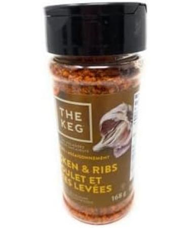 The Keg Seasonings - 2 Pack Bundle - Steak Seasoning 180g and Chicken and Rib Seasoning 168g - Buy Online on GoSupps.com