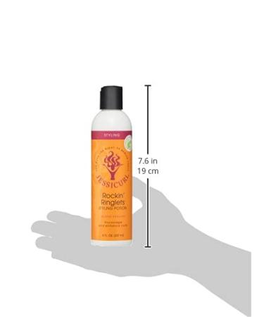 Jessicurl Rockin' Ringlets Styling Potion 8 Fl Oz - Curl Enhancer with Flaxseed Extract for Curly Hair - Frizz Control & Definition - Island Fantasy Scent - Buy Online on GoSupps.com