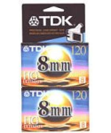 TDK 2-Pack 8MM Extra High Grade Tape (P6120HGL2TG)