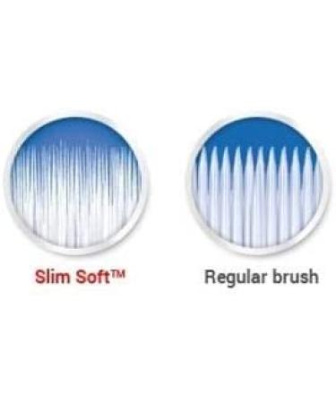 Colgate Slim Soft Gliding Tips Toothbrush Extra Soft Compact Head - 6 Pack - Buy Online on GoSupps.com