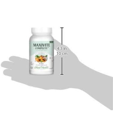 Maxi Health MAXIVITE Complete Multivitamin & Mineral with Iron 90 Tablets - Kosher - Buy Online on GoSupps.com