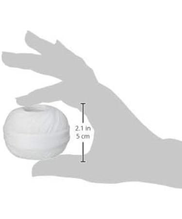 Handy Hands HH40-601 Lizbeth Cordonnet Cotton Size 40-Snow White | High-Quality Crochet Thread - Buy Online on GoSupps.com