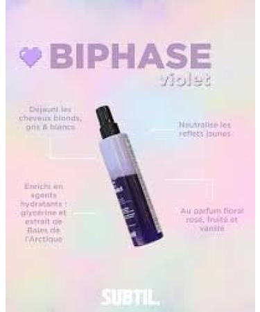 D m lant Bi-phase Violet "d jaunissant" Subtil 200ml pour cheveux blond/blanc/gris - Buy Online on GoSupps.com
