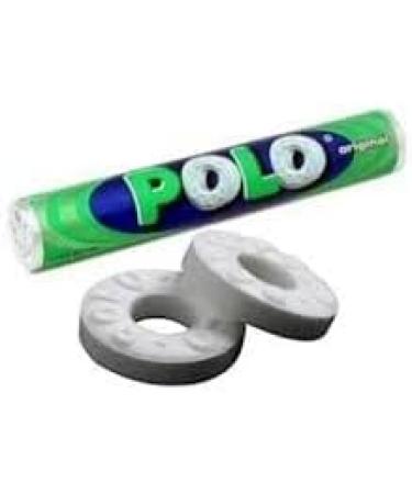 Polo Mints Original Sweets 16 Tubes x 34 g and Silver Window Lid Refillable Tin - Buy Online on GoSupps.com