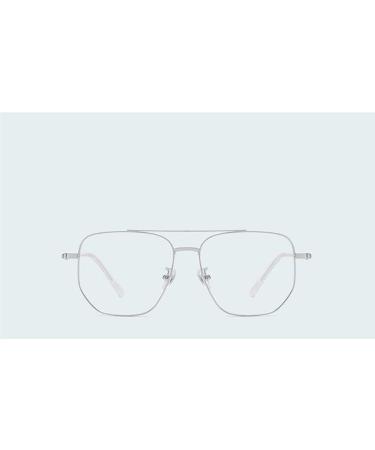Large Reading Glasses for Men & Women | Cute Anti-Glare Presbyopic Readers | Flat Light Mirror +0.00 Silver - Shop Internationally - Buy Online on GoSupps.com