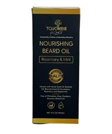 Nourishing Beard Oil | Rosemary & Mint for Strong Healthy Growth | Soft & Manageable Beards | Premium Quality | 4 oz - International Shipping Available - Buy Online on GoSupps.com