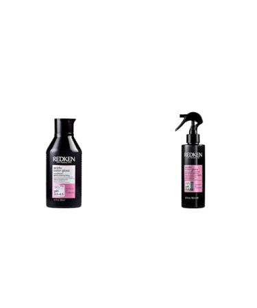 Redken Protective Routine for Colored Hair Prolongs and Enhances Color Shine and Hydration Acidic pH Formula Vitamin E and Arginine Acidic Color Gloss