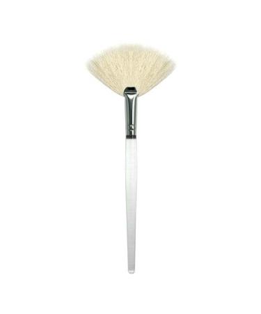 APPEARUS Facial Mask Fan Brush Set Soft Natural White Goat Hair Ideal for Spa Skincare and Face Mask Application