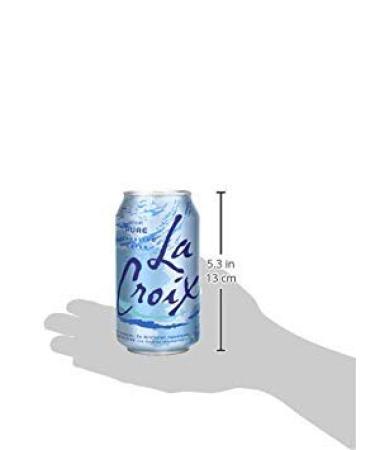 LaCroix Sparkling Water Pure 12oz - Pack of 8 | Refreshing Zero Calorie Beverage - Buy Online on GoSupps.com