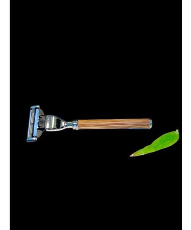 Deluxe Bamboo Handle Razor - Eco-Friendly & Stylish Shaving Solution for All Skin Types - Buy Online on GoSupps.com