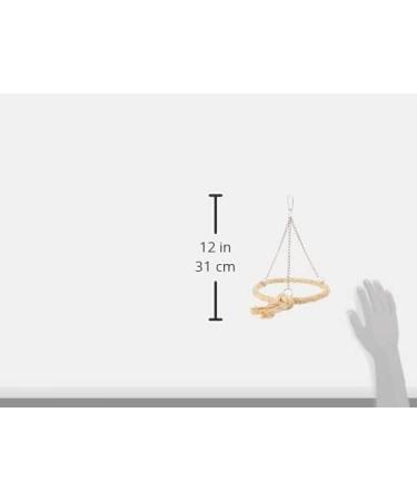 Nobby Cage Toy Sisal Swing Ring - Natural 24x 18 cm | Durable & Fun for Pets | International Shipping Available - Buy Online on GoSupps.com