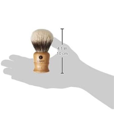 Epsilon Two-Striped Wooden Shaving Brush 26/55 mm - Unique Standard Quality for a Smooth Shave - Buy Online on GoSupps.com