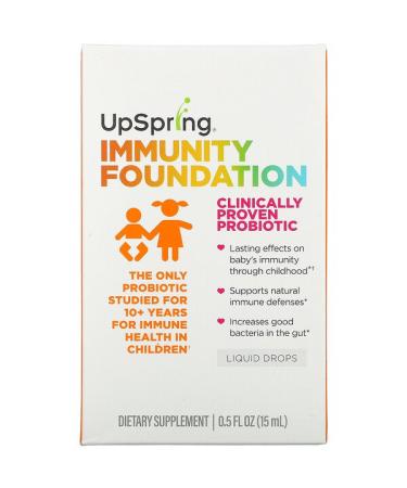 UpSpring Immunity Foundation Liquid Drops 0.5 fl oz ( 15 ml)