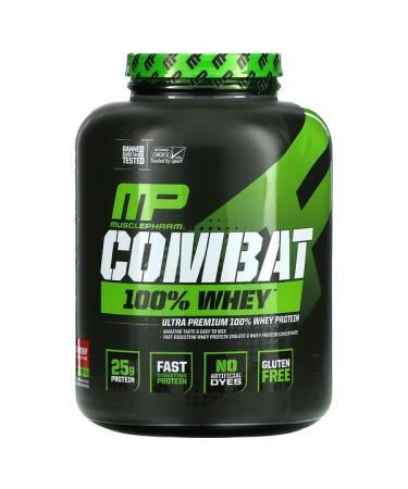 MusclePharm Combat 100% Whey Protein Strawberry 5 lbs (2269 g)