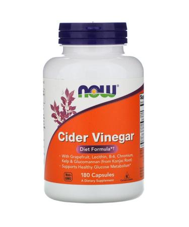 Now Foods Cider Vinegar 180 Capsules
