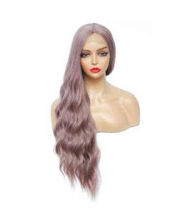 Buy Sylhair 30 Lila Lace Front Synthetic Wig - Long Curly Wavy Wig for Daily Use | 612/68/36# - Realistic Simulation Scalp 4 - Buy Online on GoSupps.com