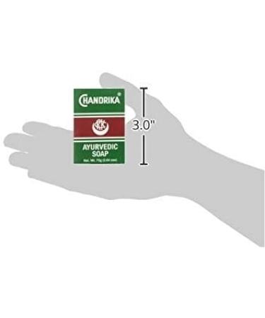 Chandrika Ayurvedic Soap Bar Chandrika - Animal Fat Free - 75g - Buy Online on GoSupps.com