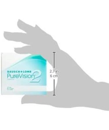 Bausch + Lomb PUREVISION 2 Monthly Contact Lenses - Thin Spherical Soft Lenses 6 Pieces BC 8.6 mm Dia 14 mm -1.0 Diopters - International Shipping Available - Buy Online on GoSupps.com