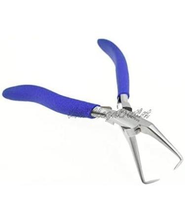 MAQNSCO New Hair Extensions Kit & Hair Extension Tool Plier for Micro link Micro Ring Feather Extension Beads Opener & Removal Tool Kit with BLUE Grip - Buy Online on GoSupps.com