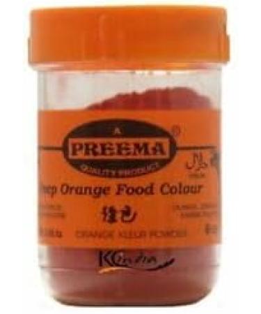 Preema Orange Food Colour Powder(25g X 2) | Deep orange food colour | Used in baking and icing sugar | Can also be used in cooking - Buy Online on GoSupps.com