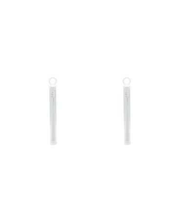 2 set smooth toothbrush with a box dental care requirement ergonomically efficient mouth cleaning tool household white/wave shape/box 2 sets (white wavy)