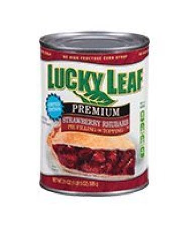 Lucky Leaf Premium Strawberry Rhubarb Pie Filling or Topping, 21 oz